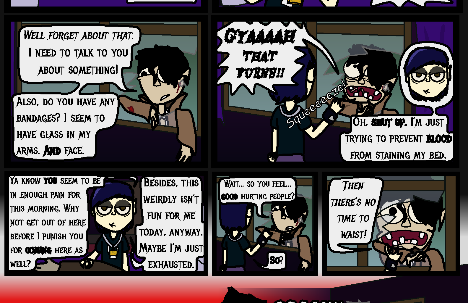 Donnie The Fighting Psychopath - Episode 1, Page 10: Crumble Beginnings