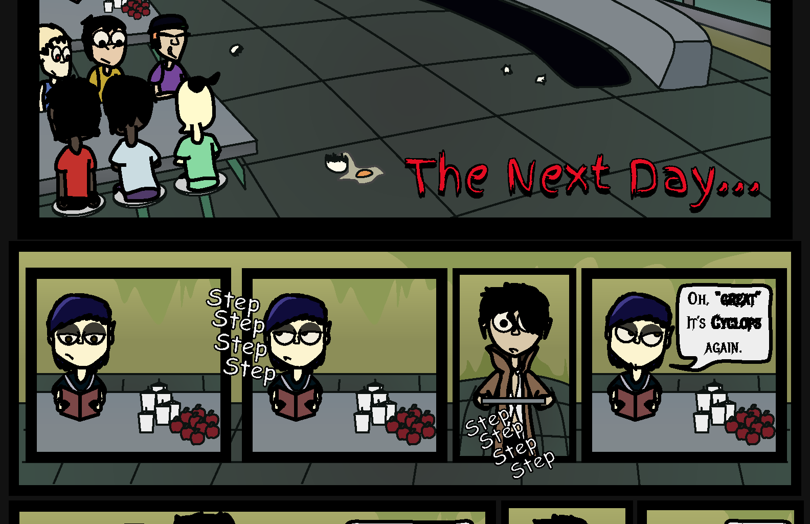 Donnie The Fighting Psychopath - Episode 1, Page 12: Crumble Beginnings