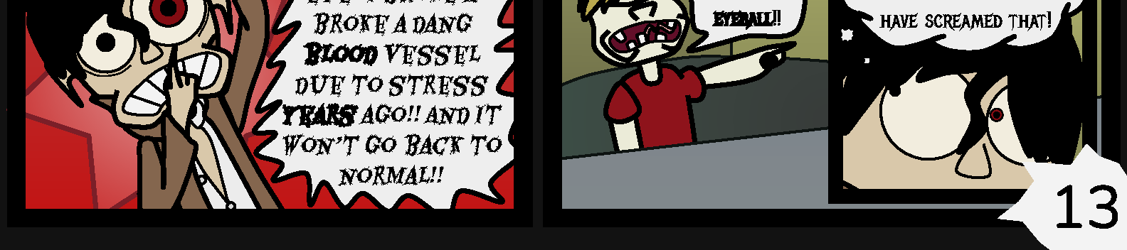 Donnie The Fighting Psychopath - Episode 1, Page 13: Crumble Beginnings