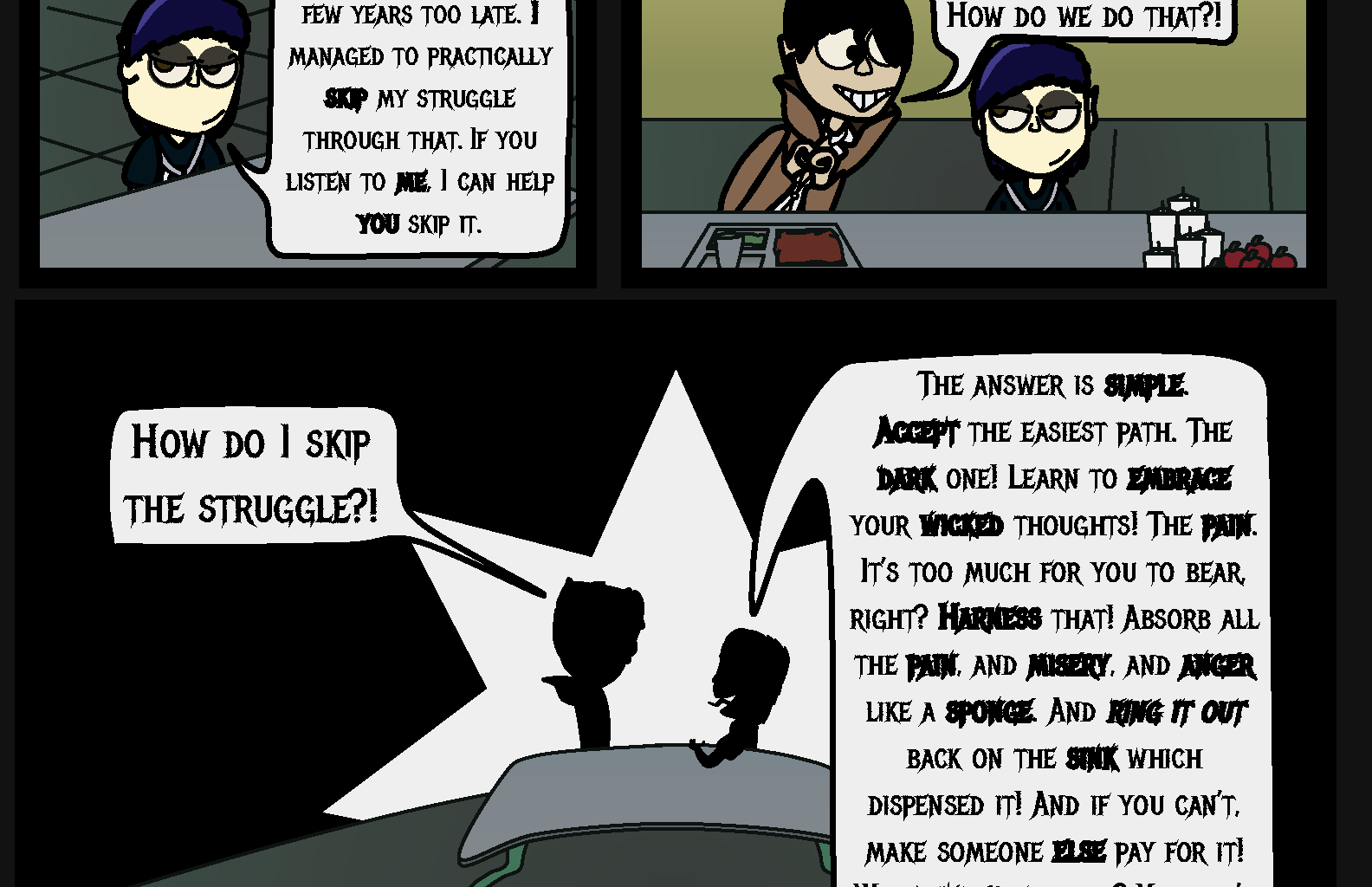 Donnie The Fighting Psychopath - Episode 1, Page 14: Crumble Beginnings