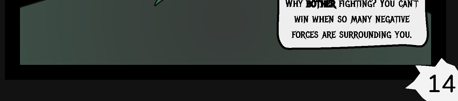 Donnie The Fighting Psychopath - Episode 1, Page 14: Crumble Beginnings