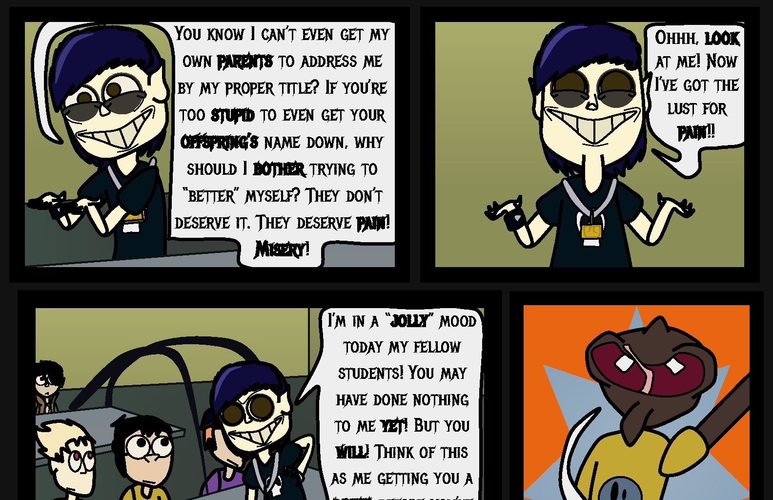 Donnie The Fighting Psychopath - Episode 1, Page 15: Crumble Beginnings
