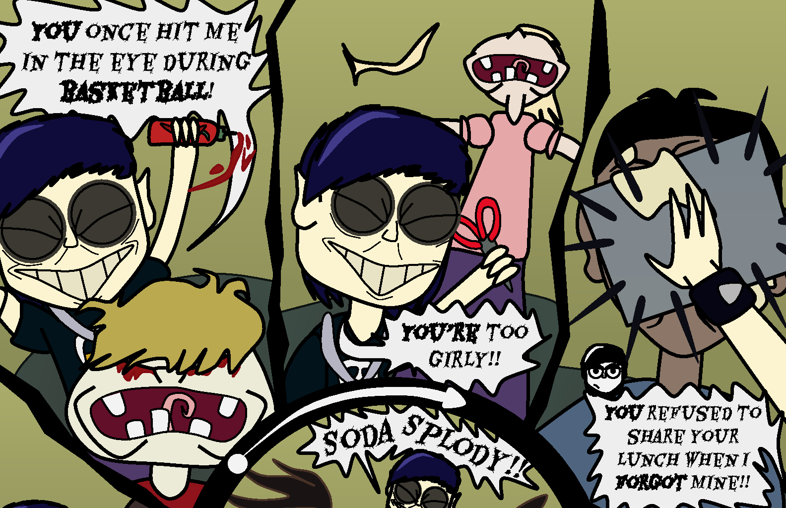 Donnie The Fighting Psychopath - Episode 1, Page 16: Crumble Beginnings