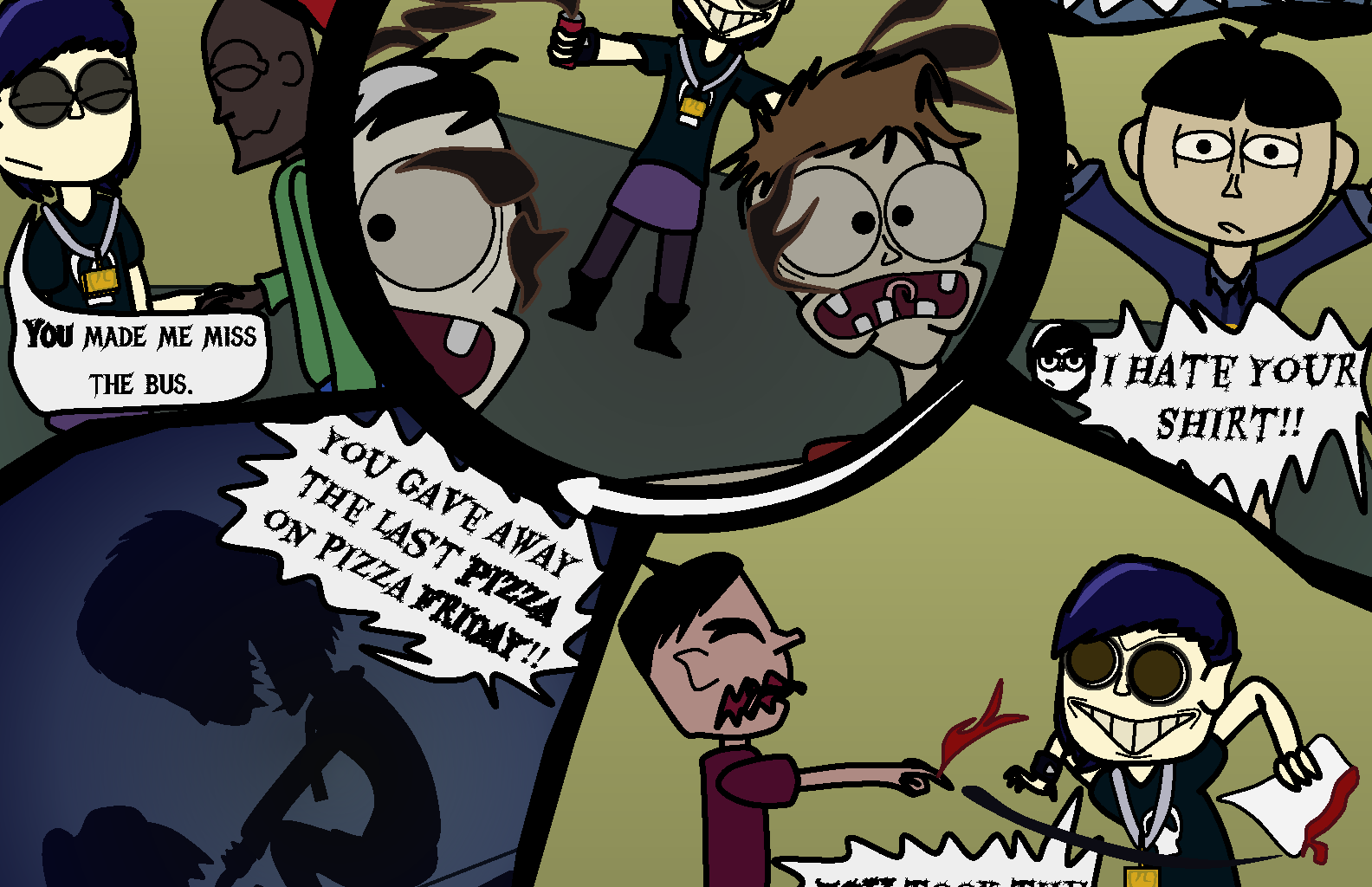 Donnie The Fighting Psychopath - Episode 1, Page 16: Crumble Beginnings