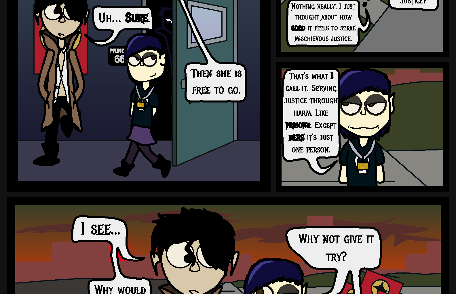 Donnie The Fighting Psychopath - Episode 1, Page 18: Crumble Beginnings