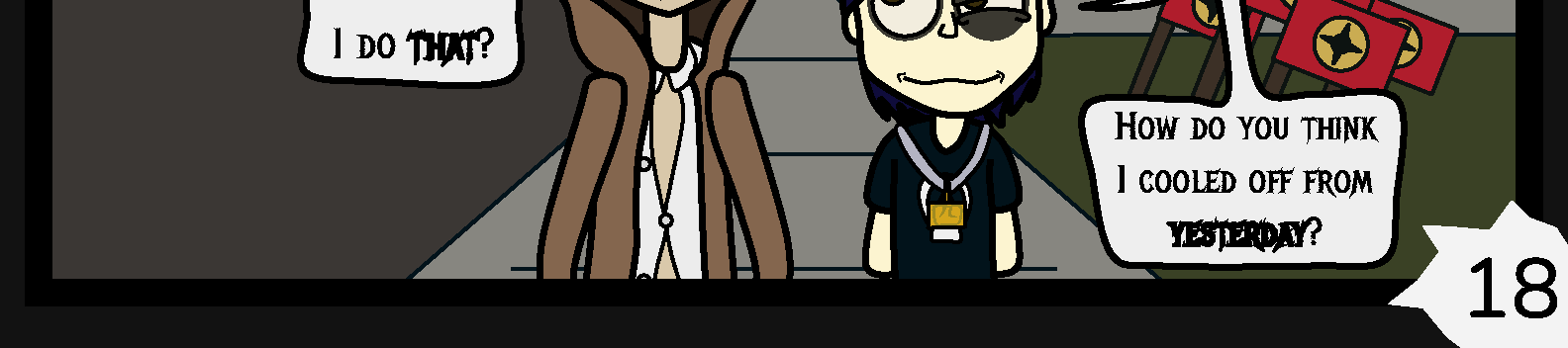 Donnie The Fighting Psychopath - Episode 1, Page 18: Crumble Beginnings