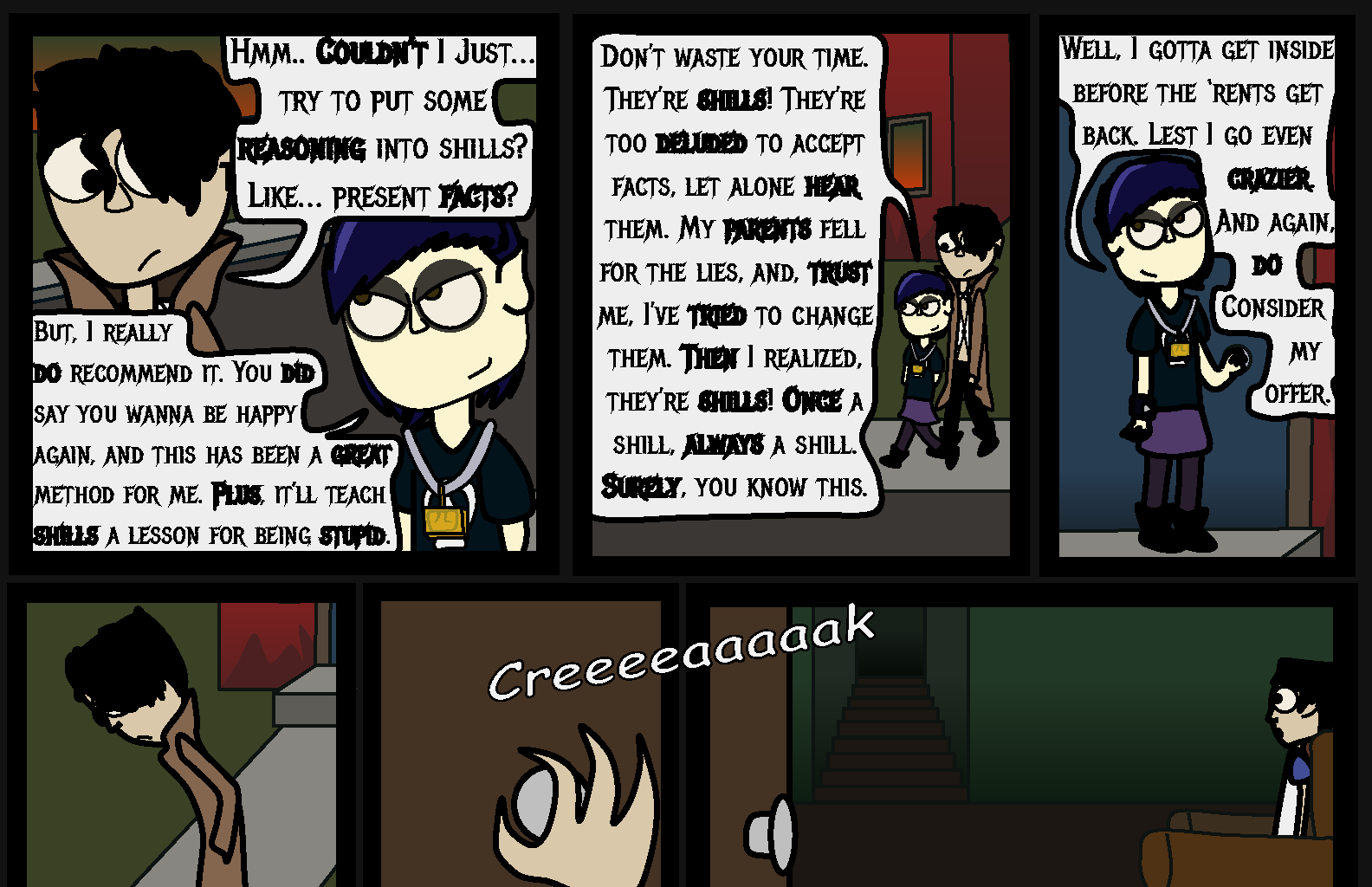 Donnie The Fighting Psychopath - Episode 1, Page 20: Crumble Beginnings
