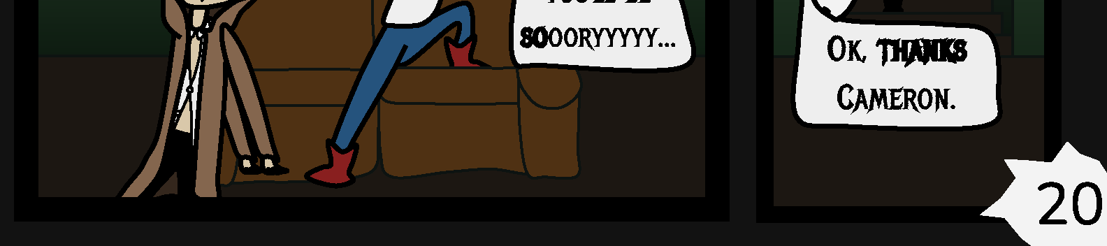 Donnie The Fighting Psychopath - Episode 1, Page 20: Crumble Beginnings