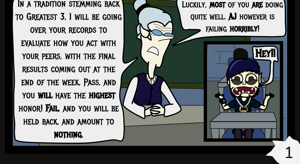 Donnie The Fighting Psychopath - Episode 2, Page 1: Affection Objection