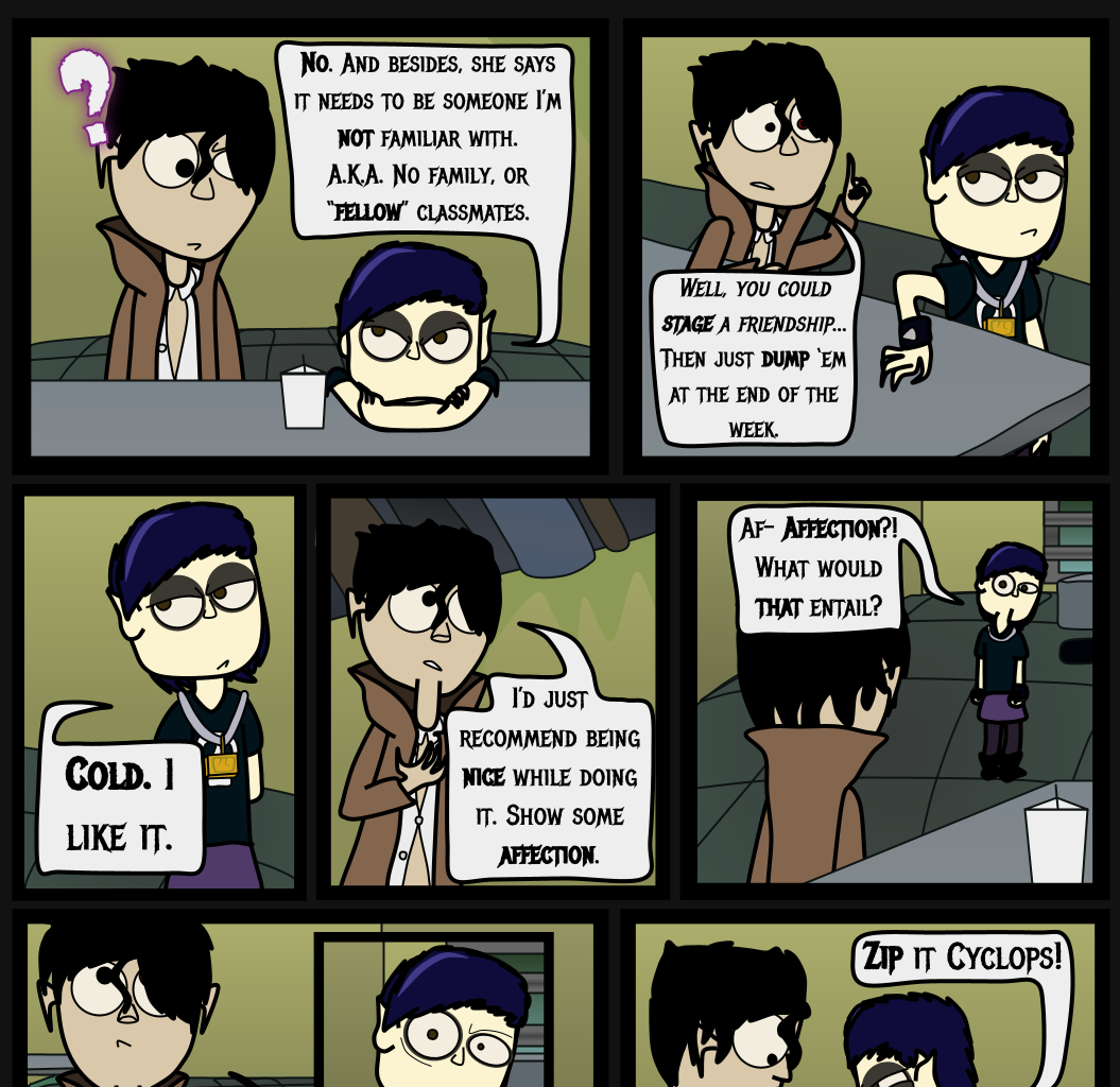 Donnie The Fighting Psychopath - Episode 2, Page 3: Affection Objection