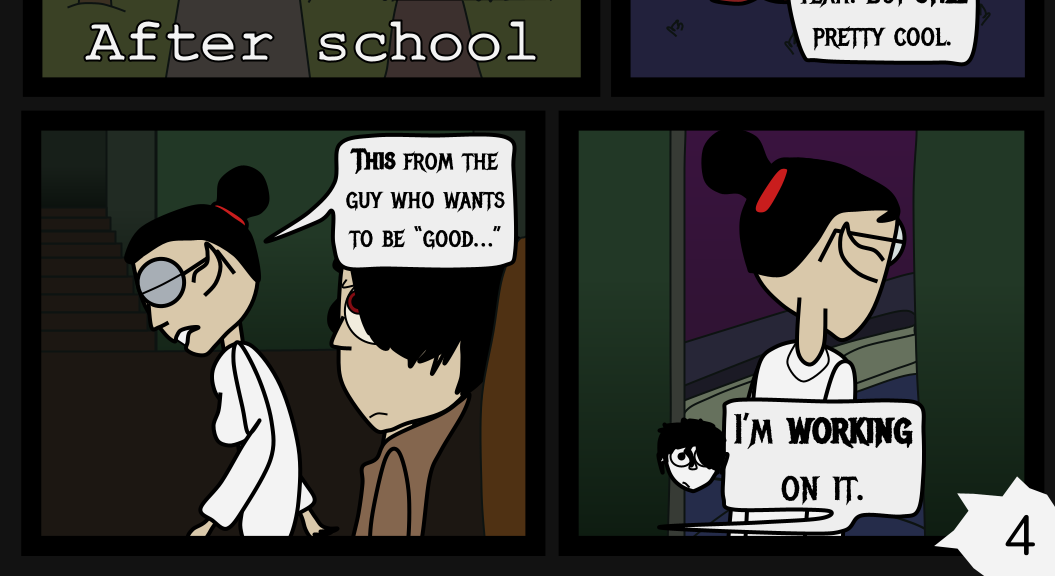 Donnie The Fighting Psychopath - Episode 2, Page 4: Affection Objection