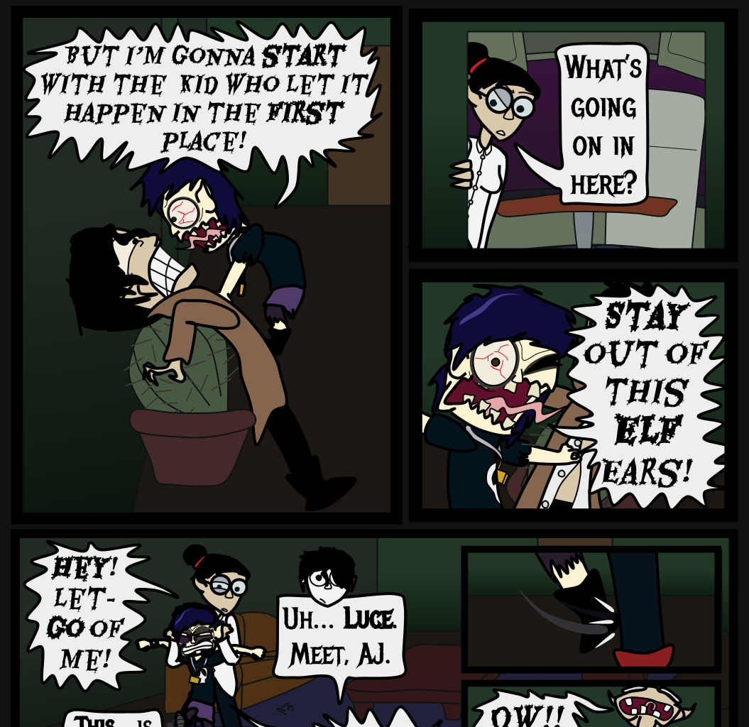 Donnie The Fighting Psychopath - Episode 2, Page 6: Affection Objection