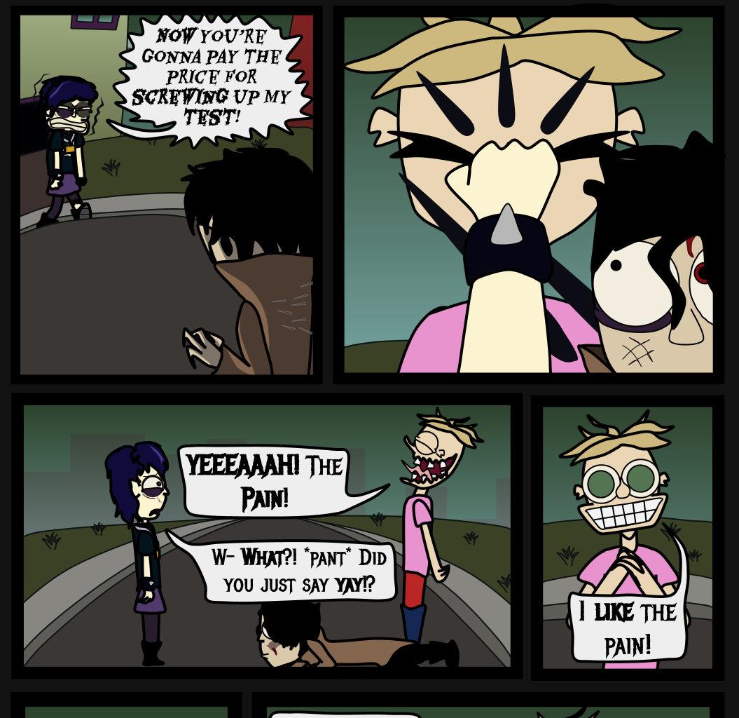 Donnie The Fighting Psychopath - Episode 2, Page 7: Affection Objection