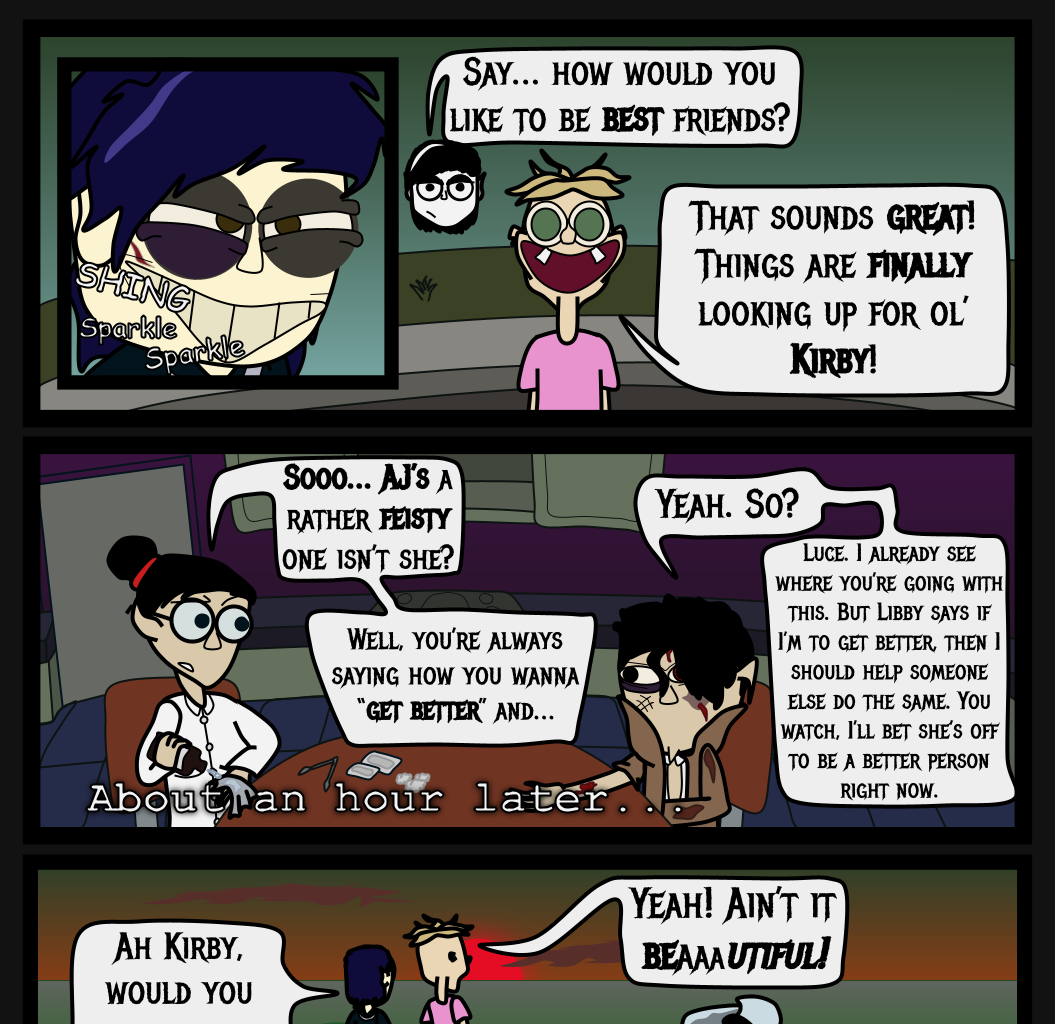 Donnie The Fighting Psychopath - Episode 2, Page 8: Affection Objection