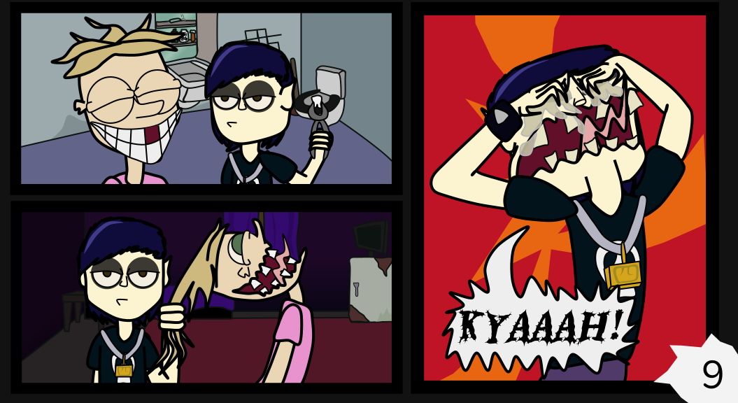 Donnie The Fighting Psychopath - Episode 2, Page 9: Affection Objection