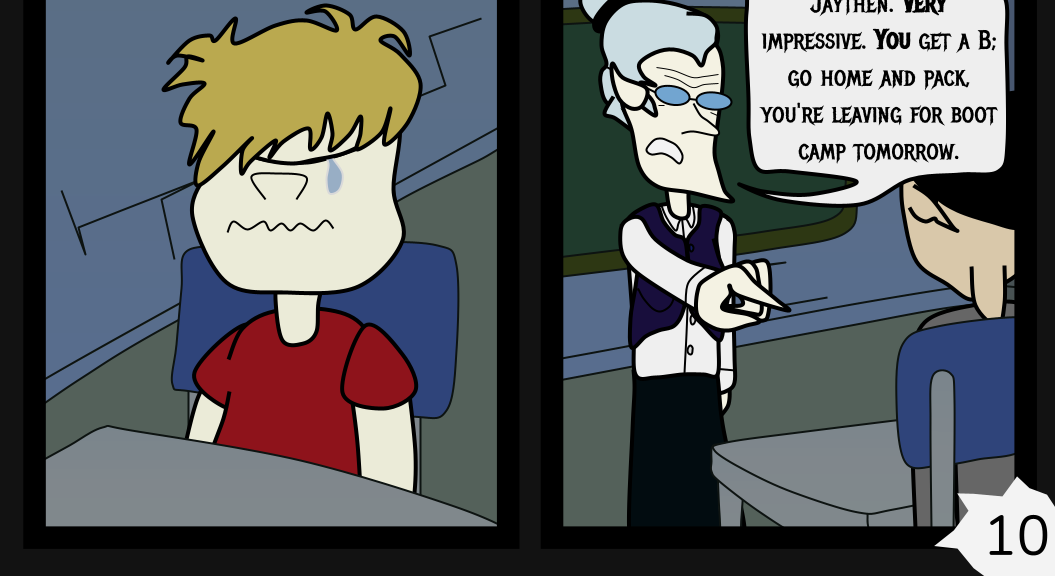 Donnie The Fighting Psychopath - Episode 2, Page 10: Affection Objection