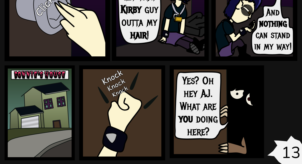Donnie The Fighting Psychopath - Episode 2, Page 13: Affection Objection