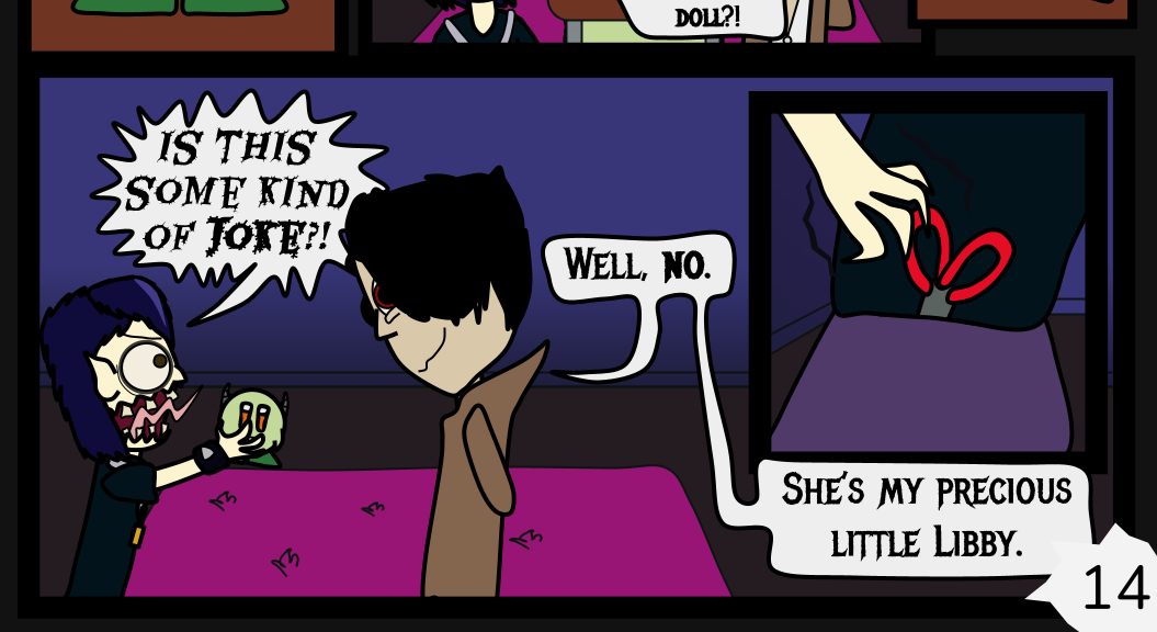 Donnie The Fighting Psychopath - Episode 2, Page 14: Affection Objection