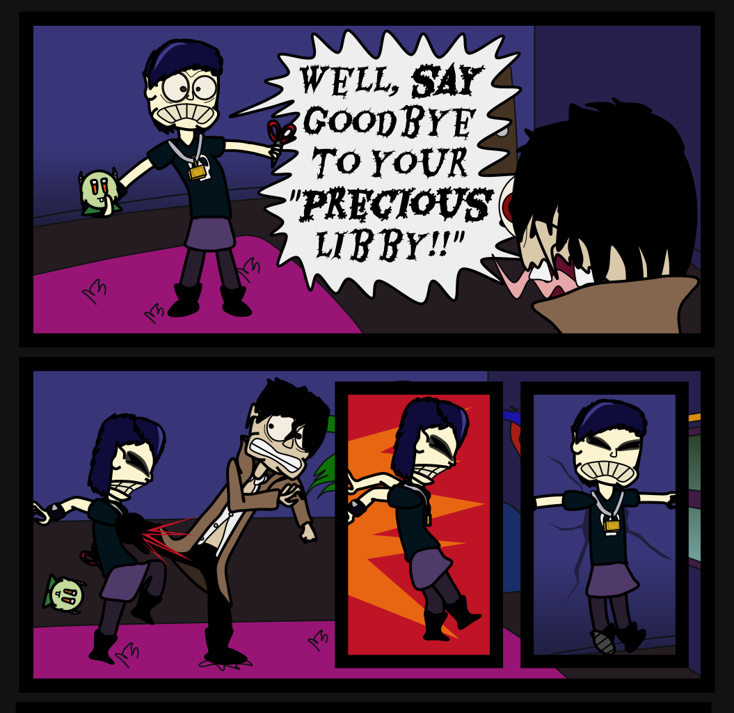 Donnie The Fighting Psychopath - Episode 2, Page 15: Affection Objection