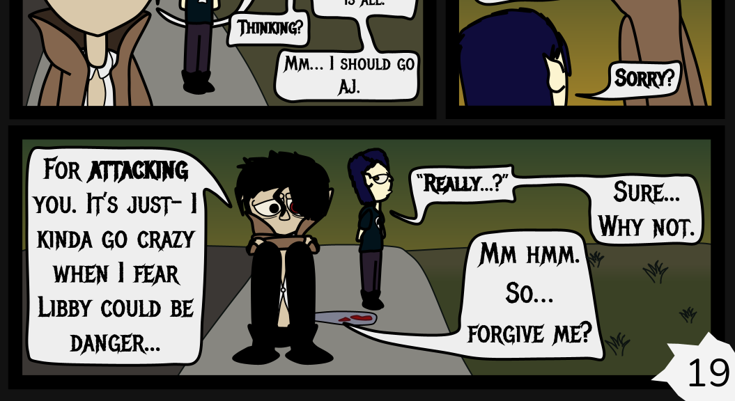 Donnie The Fighting Psychopath - Episode 2, Page 19: Affection Objection