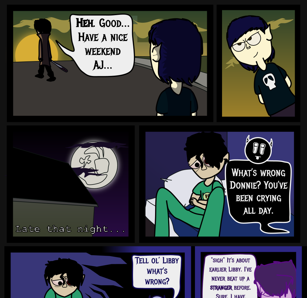 Donnie The Fighting Psychopath - Episode 2, Page 20: Affection Objection