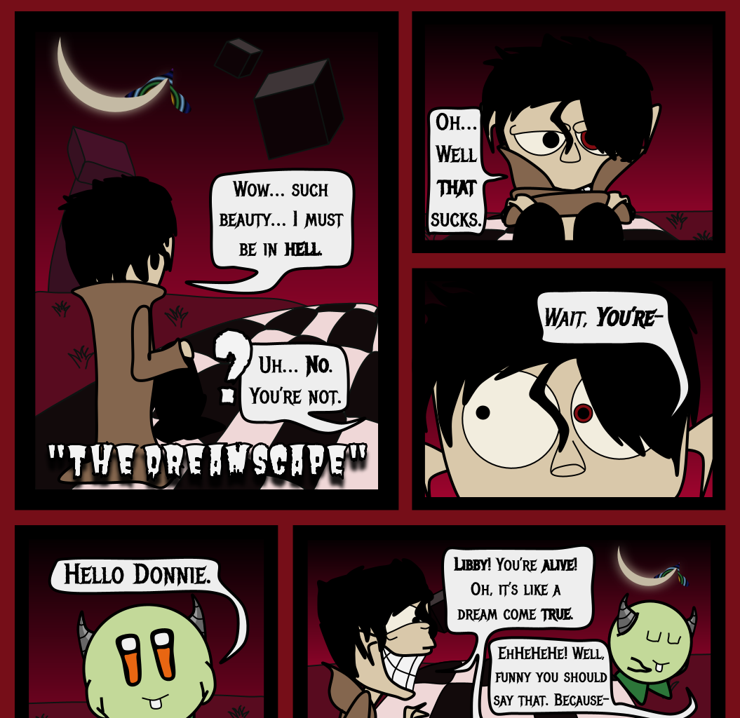 Donnie The Fighting Psychopath - Episode 3, Page 1: The Dreamscape