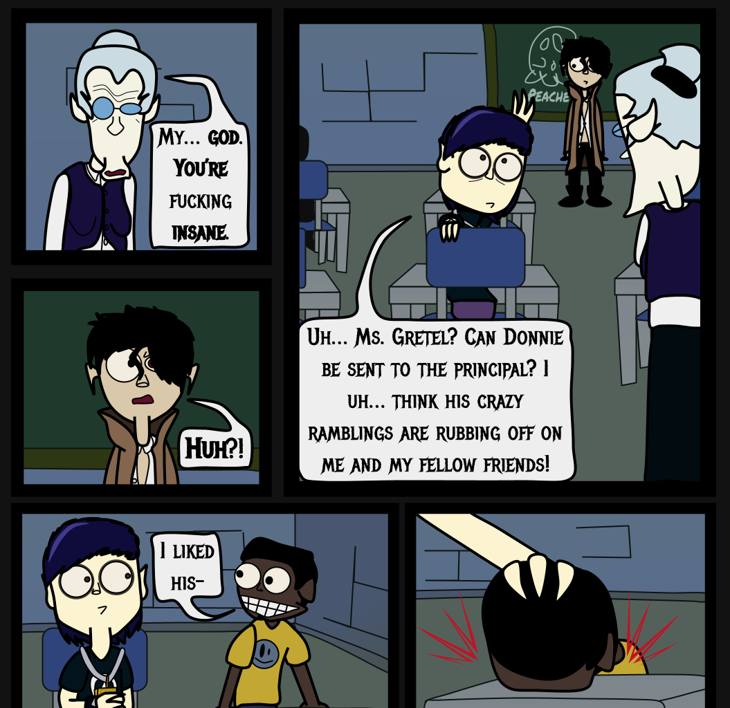 Donnie The Fighting Psychopath - Episode 3, Page 7: The Dreamscape