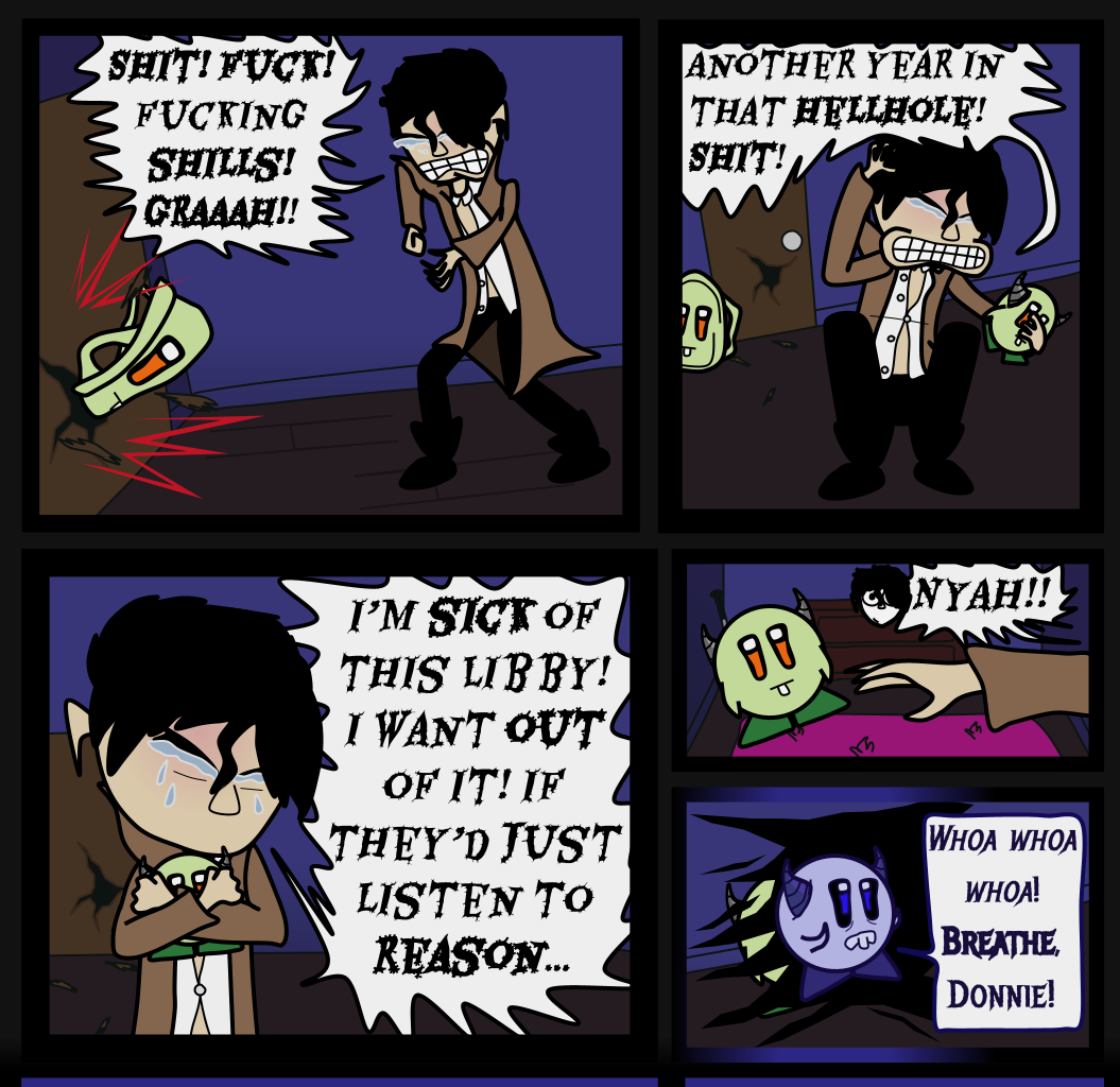 Donnie The Fighting Psychopath - Episode 3, Page 9: The Dreamscape