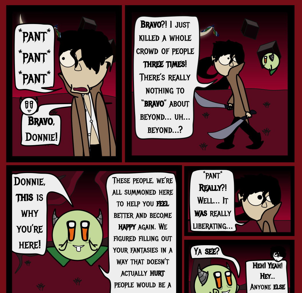 Donnie The Fighting Psychopath - Episode 3, Page 13: The Dreamscape
