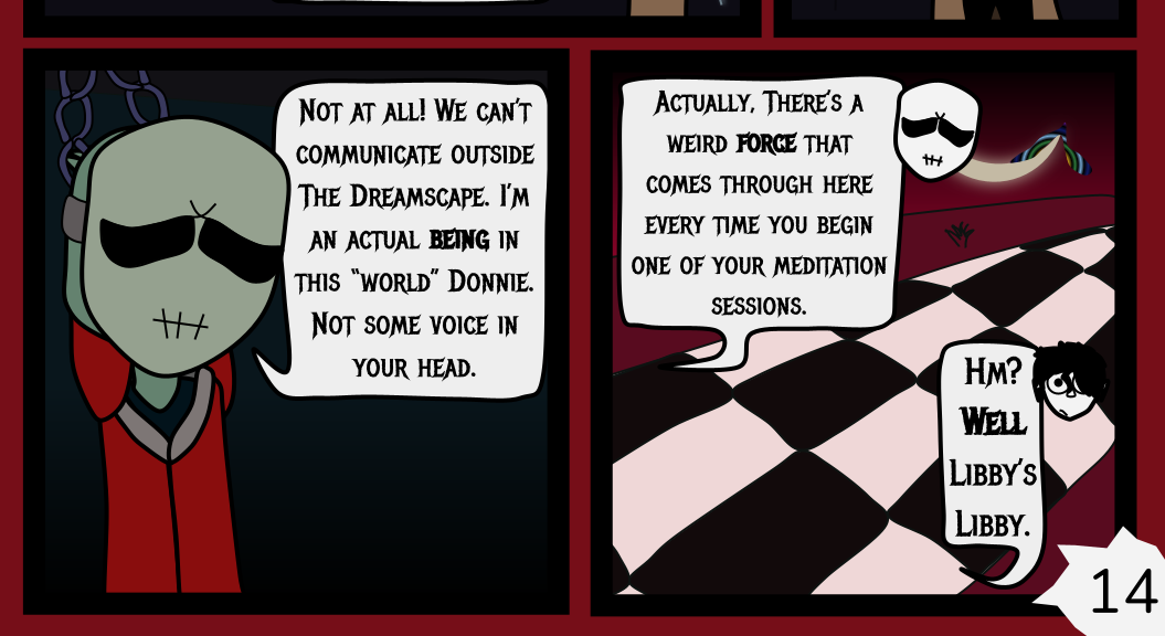 Donnie The Fighting Psychopath - Episode 3, Page 14: The Dreamscape