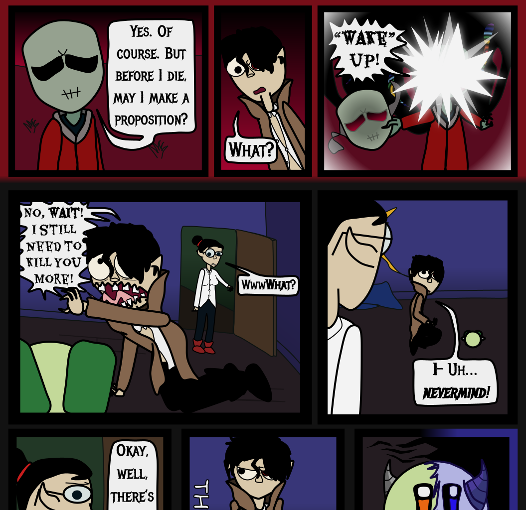 Donnie The Fighting Psychopath - Episode 3, Page 18: The Dreamscape