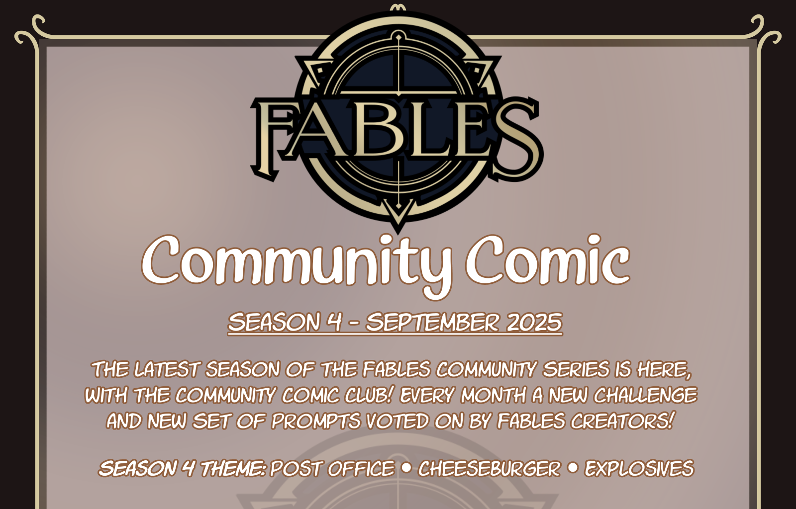 Fables Community Comic Club - Episode 1, Page 1: S4 - Schedule