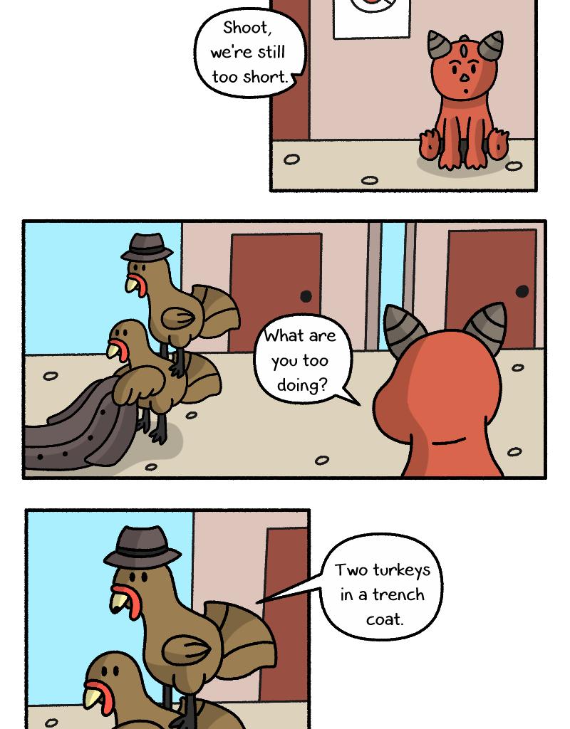 Fables Community Comic Club - Episode 15, Page 1:  S6 - The Starcatcher Sails On! "Turkey Tricks"