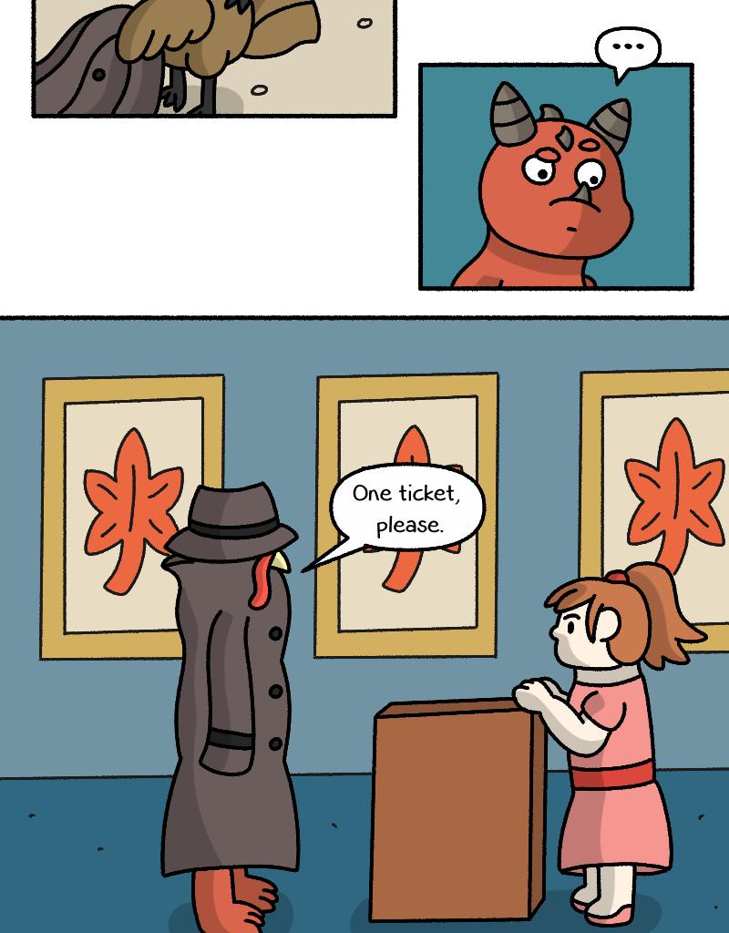 Fables Community Comic Club - Episode 15, Page 1:  S6 - The Starcatcher Sails On! "Turkey Tricks"