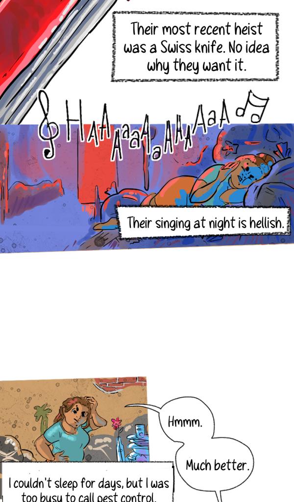 The Gossiper's lair - Episode 2, Page 1: Whisper 1: Roomie. Page 2.