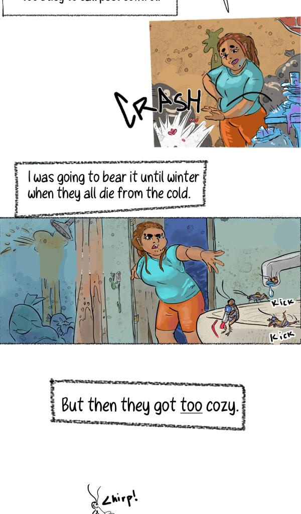 The Gossiper's lair - Episode 2, Page 1: Whisper 1: Roomie. Page 2.