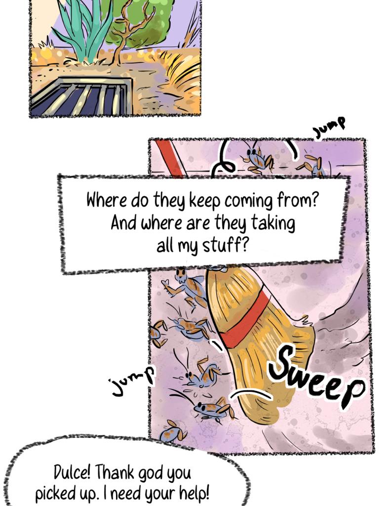 The Gossiper's lair - Episode 4, Page 1: Whisper #1: Roomie. Page 4.