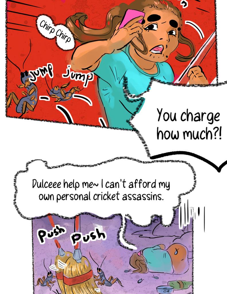 The Gossiper's lair - Episode 4, Page 1: Whisper #1: Roomie. Page 4.