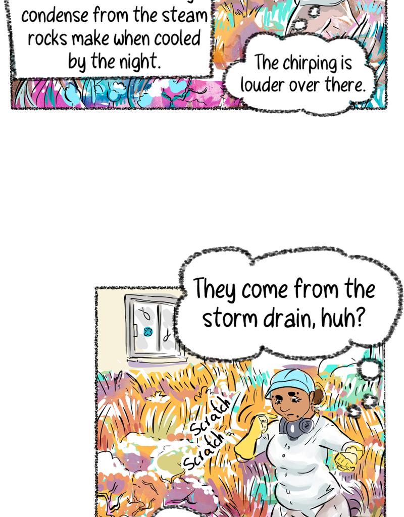 The Gossiper's lair - Episode 6, Page 1: Whisper #1: Roomie. Page 6.