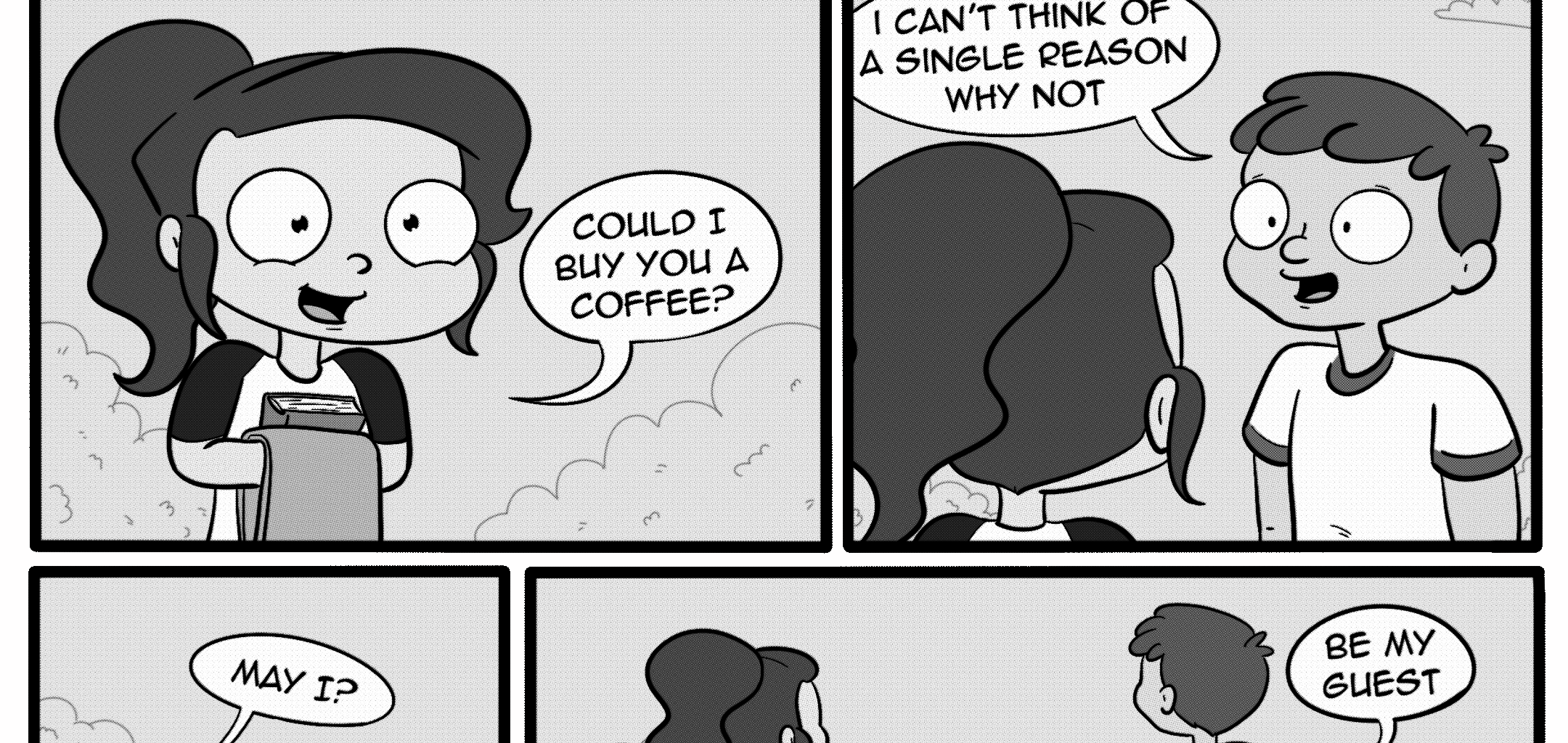 Girl meets corgi - Episode 2, Page 4: Chapter 1 - Girl meets corgi