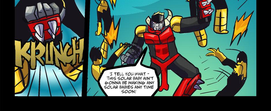 Groperion - Episode 18, Page 1: 18 Dogpile!