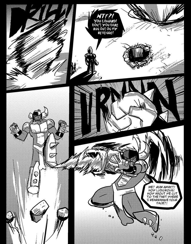 Groperion - Episode 28, Page 1: 28 Dracodrill Power-up!!