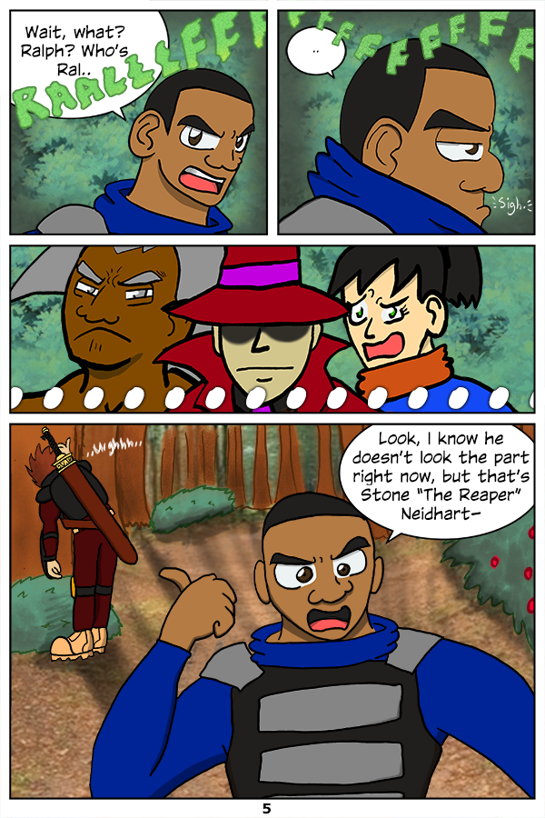 Tweezen: Light of the Shadow - Episode 5, Page 1: Chapter One, Page Five