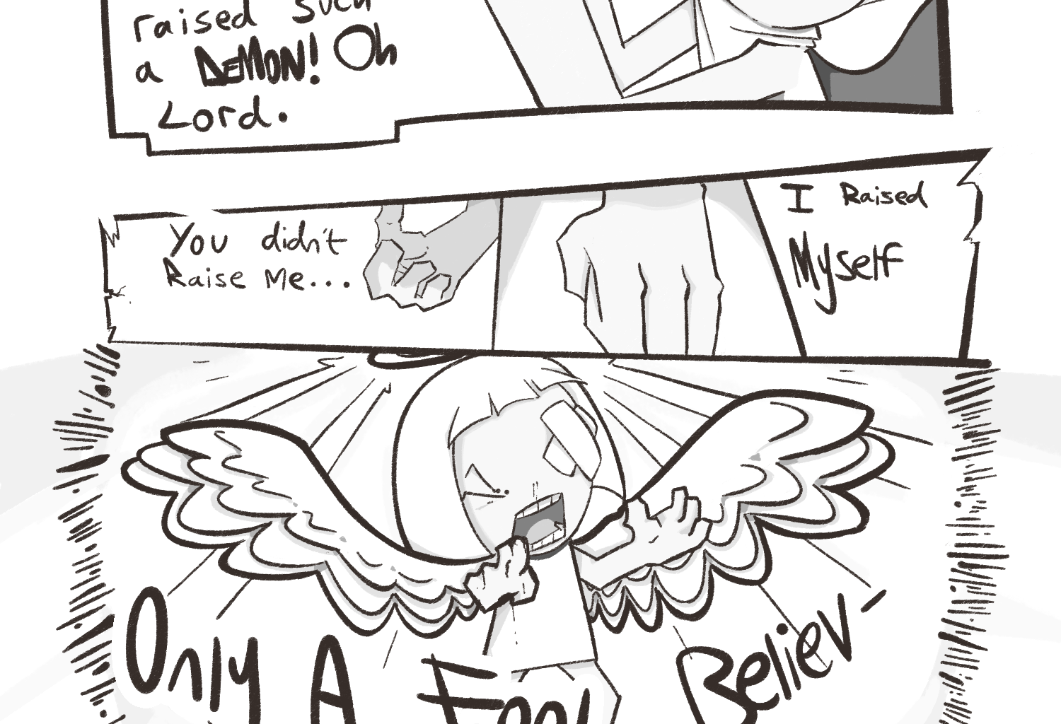 MisMaMon - Episode 1, Page 13: Mismamon #1: The Great Non-Believer