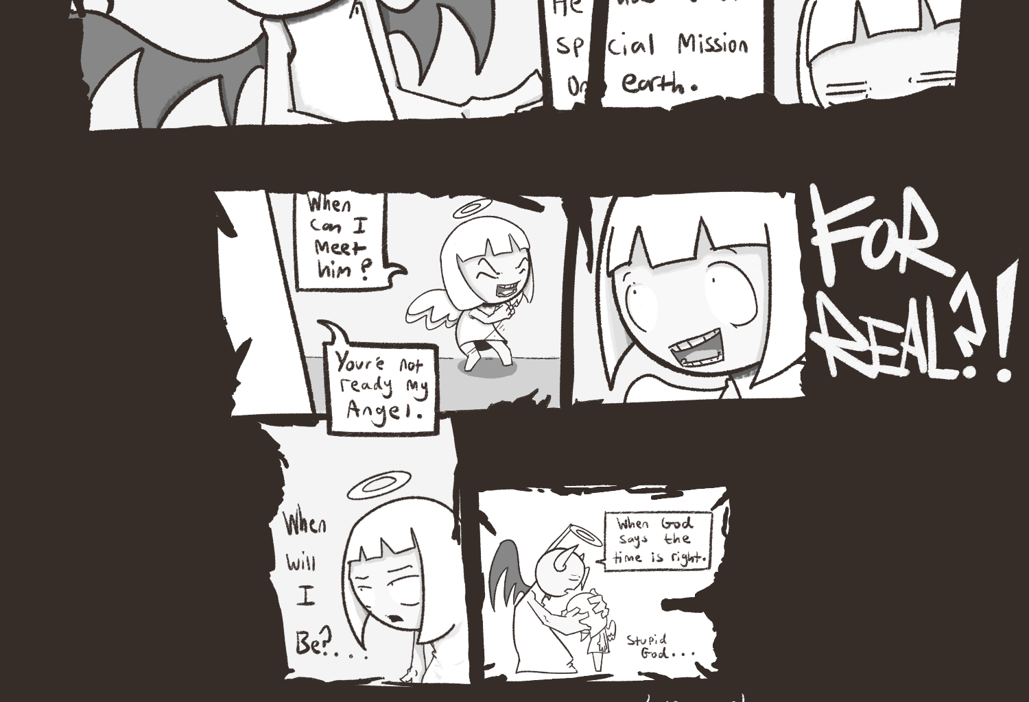MisMaMon - Episode 2, Page 3: Mismamon #2: The Angelic Invader-Girl