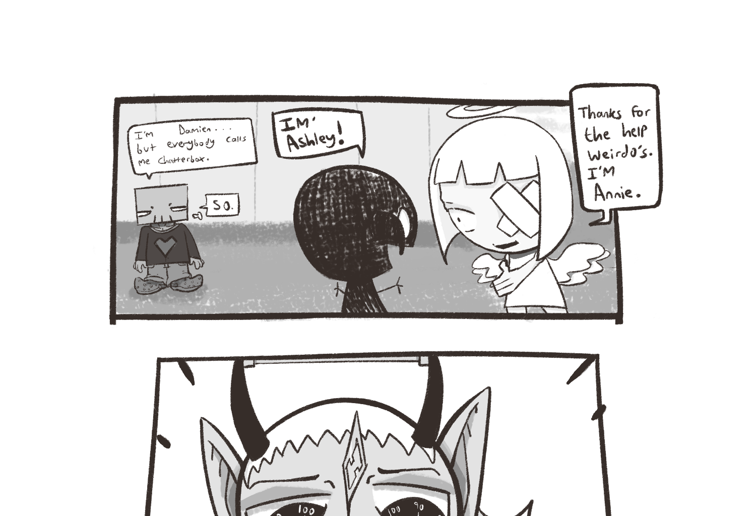 MisMaMon - Episode 2, Page 10: Mismamon #2: The Angelic Invader-Girl