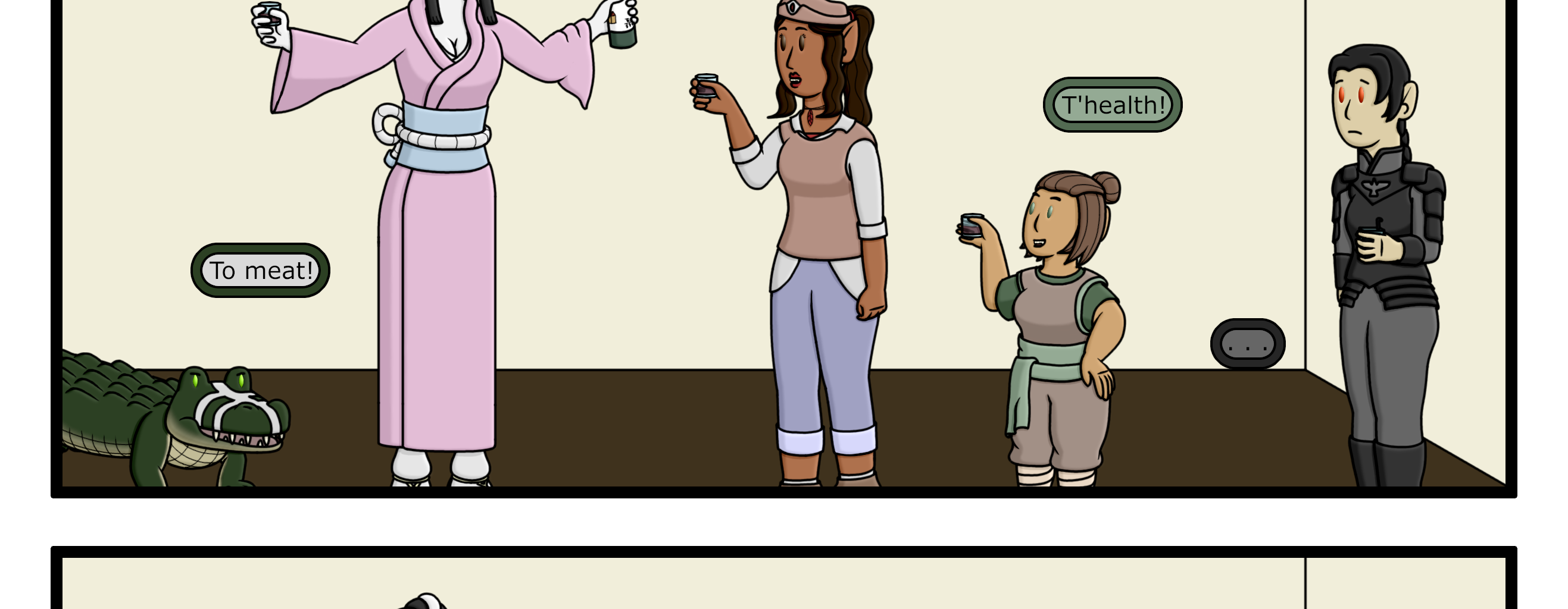 The A Squad - Episode 17, Page 1: A Toast