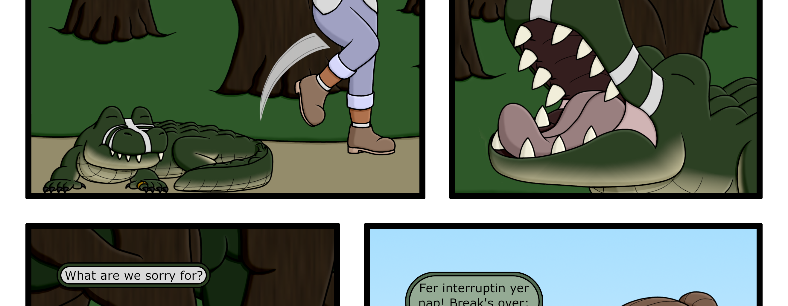 The A Squad - Episode 31, Page 1: Gator Update