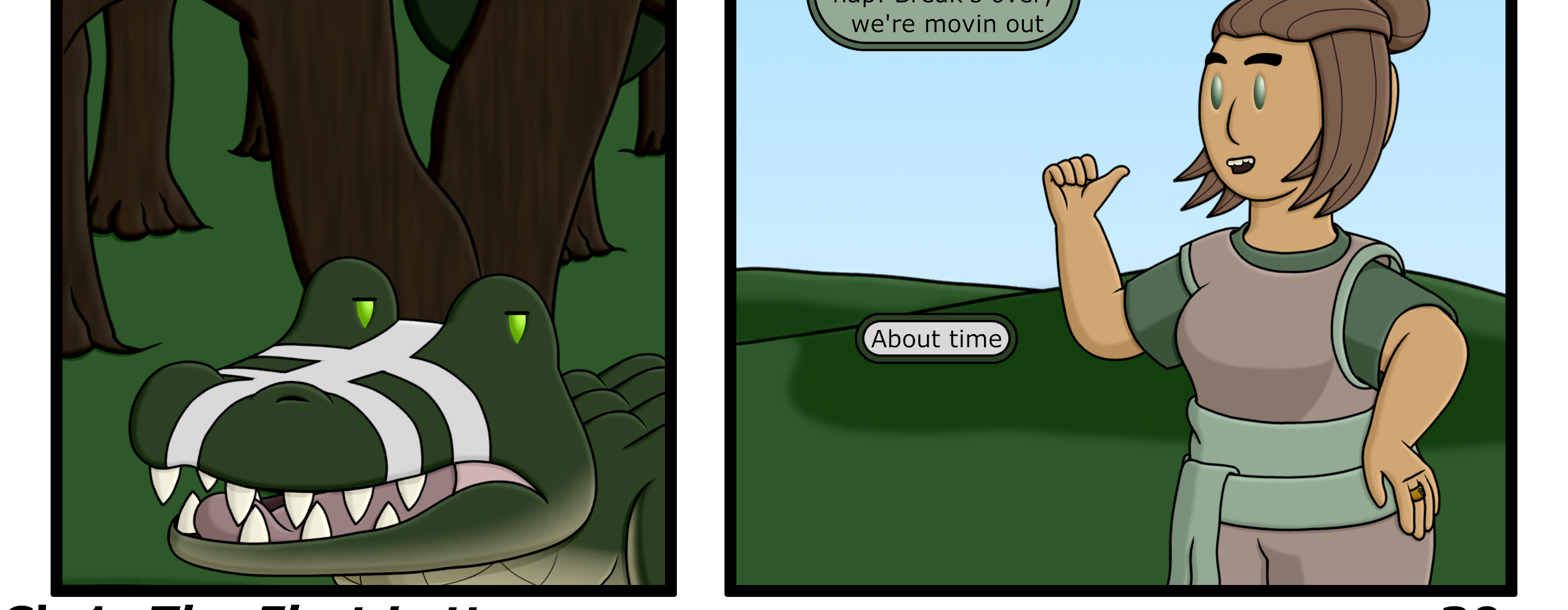 The A Squad - Episode 31, Page 1: Gator Update