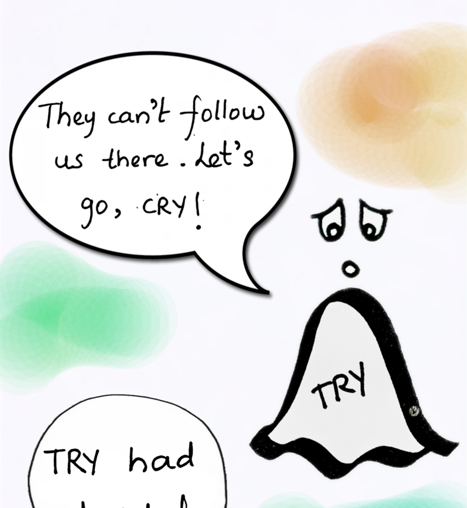 World of Letters - Episode 1, Page 9: Meet TRY and CRY